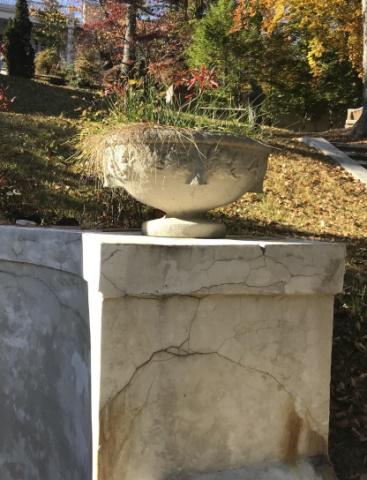 Large Scale Neo Classical Cast Stone Garden Urn (1 of 3)
