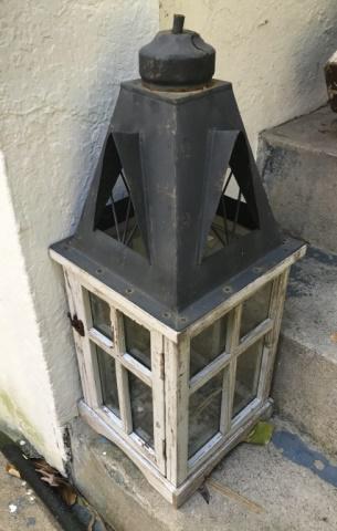 Garden or Outdoor Candle Lantern (1 of 2)