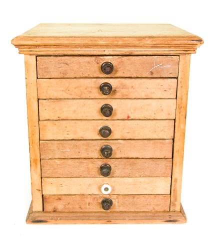 Antique 19th C Doll Size Apothecary Chest (1 of 10)