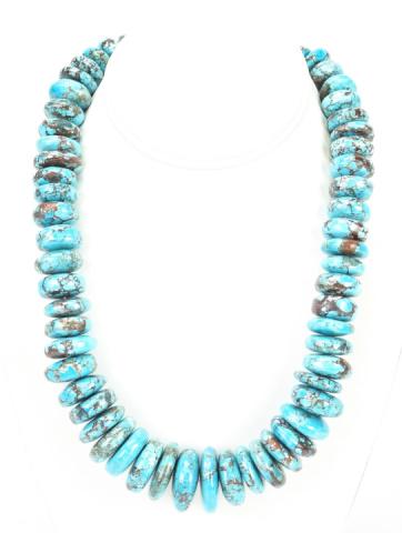 Large Turquoise Native American Style Necklace (1 of 6)
