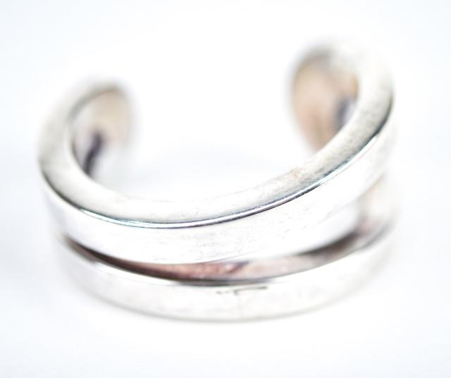 Sterling Silver Modernist Cuff Bracelet (1 of 7)