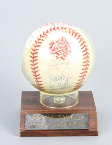 1988 Yankees World Champions Team Signed Baseball (1 of 7)