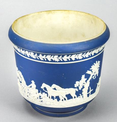 Antique Adams Tunstall Jasperware Jardiniere (1 of 7)