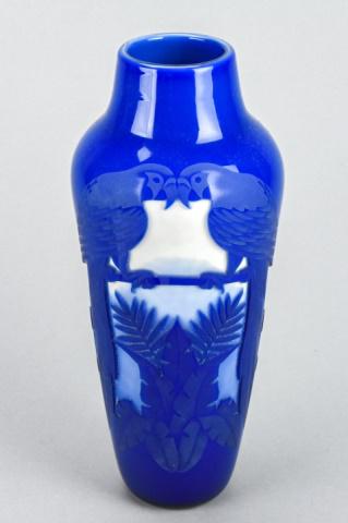 Valerie Surjan for Michael Nourot Cameo Glass Vase (1 of 8)