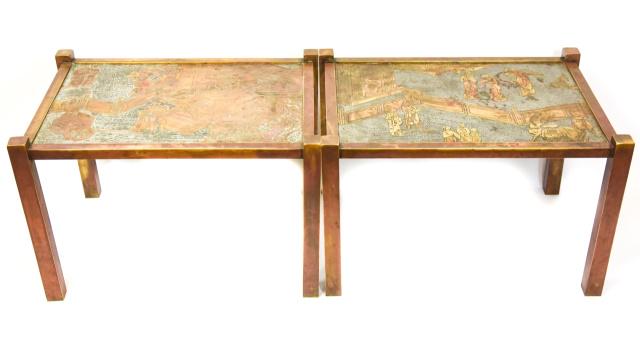 Philip & Kelvin LaVerne Chinoiserie Side Tables (1 of 9)