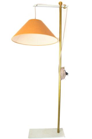 Industrial Chrome Floor Lamp on Pulley (1 of 6)