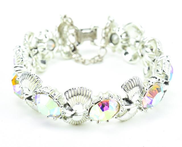 Vintage Coro Costume Jewelry Rhinestone Bracelet (1 of 6)