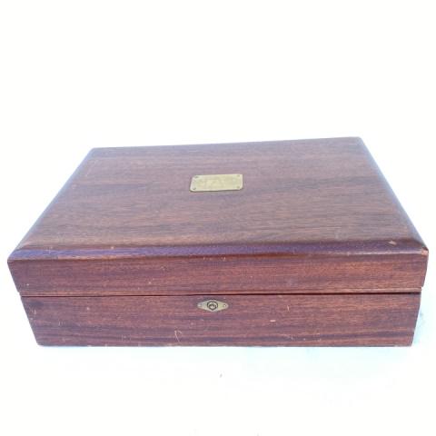 Vintage Tiffany Wood Flatware Chest (1 of 7)