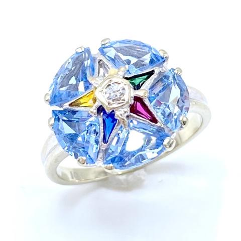 Masonic 10K White Gold Ring (1 of 4)