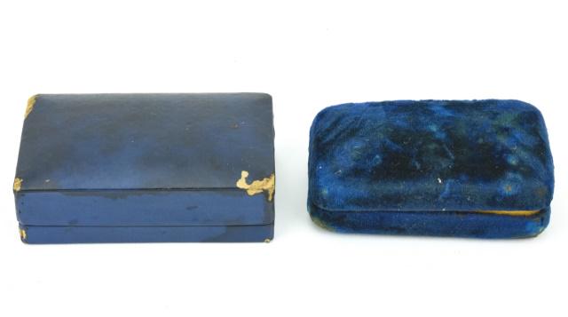 Two Antique C 1900 Jewelry Boxes for Earrings (1 of 8)