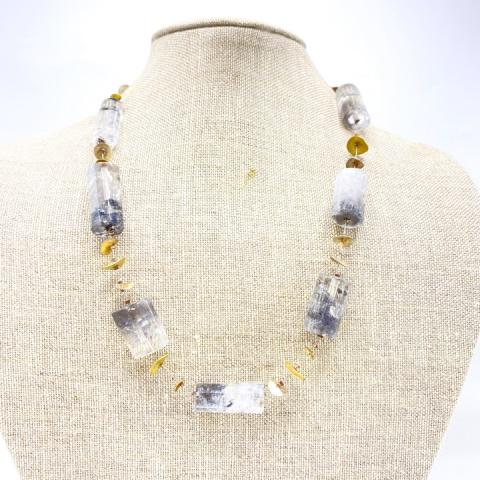 Statement Rutilated Quartz Necklace (1 of 4)