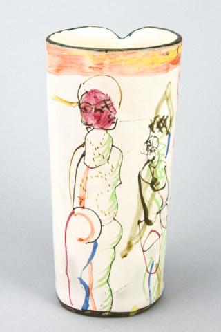 Gilbert Portanier Figural Art Pottery Vase (1 of 8)