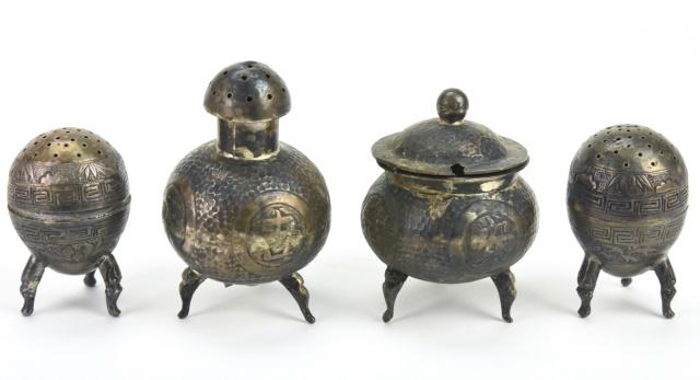 Antique Chinese Export Silver Table Top Miniatures (1 of 9)