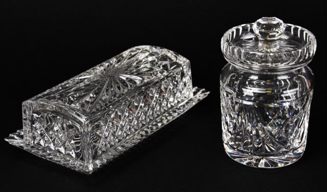 Waterford Crystal Jelly Jar & Covered Butter Dish (1 of 8)