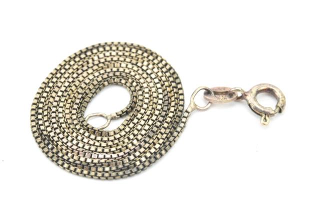 Italian Sterling Silver Articulated Necklace Chain (1 of 5)