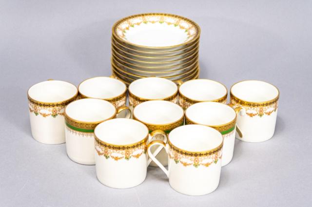 Set 10 Limoges Demitasse Cups & Saucers (1 of 4)