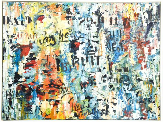 Large Contemporary Abstract Graffiti Painting (1 of 9)