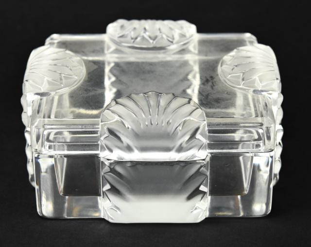 Lalique Crystal "Boite Corfu" Cigarette Box (1 of 6)