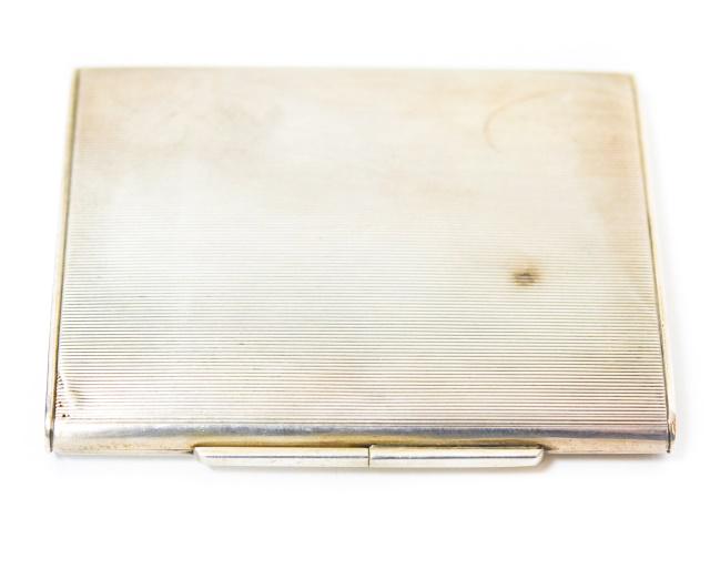 Art Deco Sterling Silver Cigarette Case (1 of 7)
