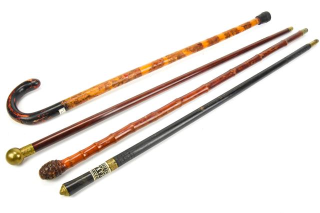 Group of Vintage Walking Sticks & Cane (1 of 5)