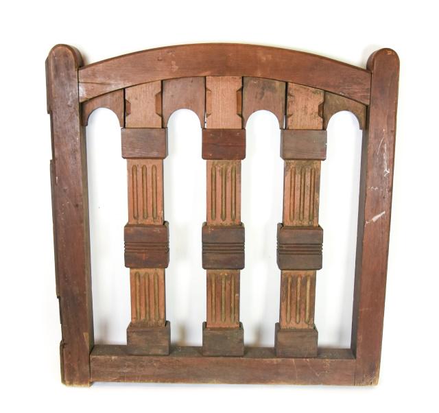 Antique Carved Gothic Revival Garden Gate (1 of 8)