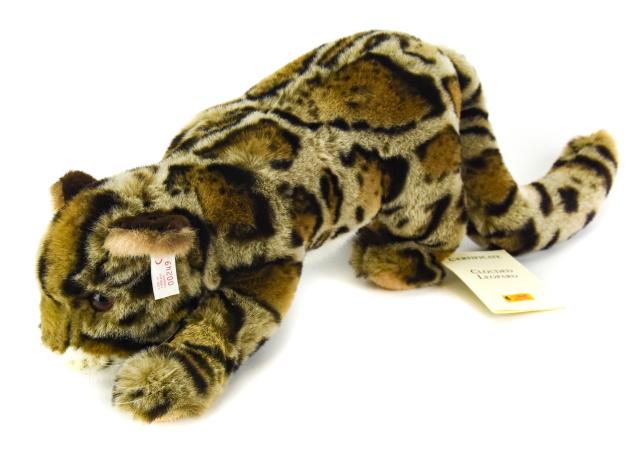 German Steiff Clouded Leopard Stuffed Animal (#0234) on Jan 29, 2022