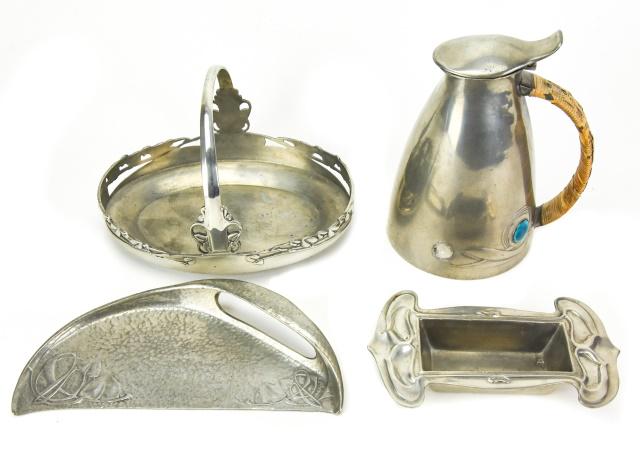 Tudric Pewter Table Items by Archibald Knox (1 of 9)