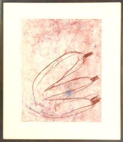 Eyal Danieli Framed Pastel Abstract 1997 (1 of 9)