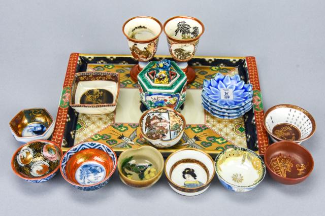 Collection Japanese Satsuma and Amari Ware (1 of 7)