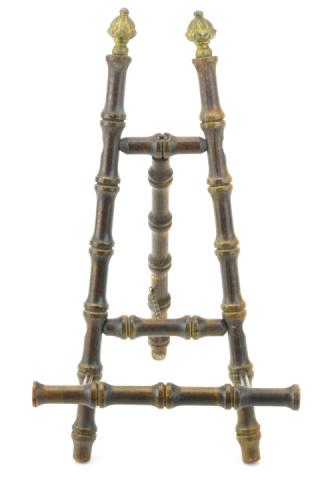Antique French Faux Bamboo Motif Painting Easel (1 of 7)