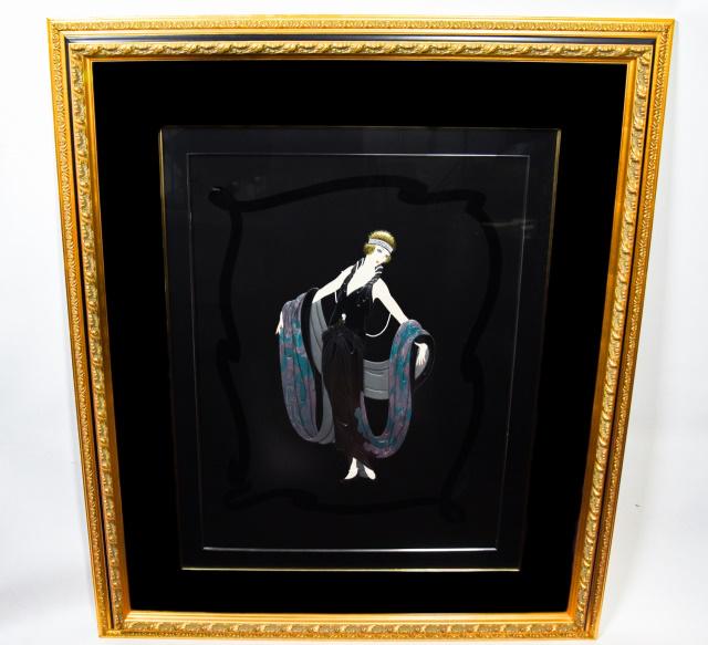 Limited Edition Signed Erte "Gala" Serigraph (1 of 7)