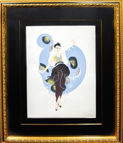 Limited Erte A Dream Serigraph w Embossing (1 of 8)