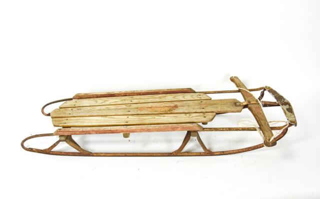 Antique Wooden & Iron Sled (1 of 9)