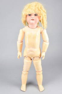 German All-Bisque Doll by Kestner, Model 102, with Yellow Boots 1100/1600  Auctions Online, Proxibid