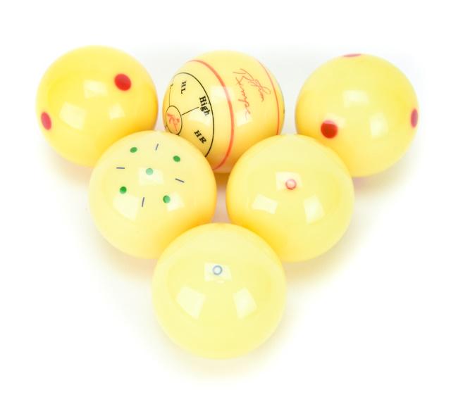 Set Jim Rempe Training Cue Balls (1 of 7)