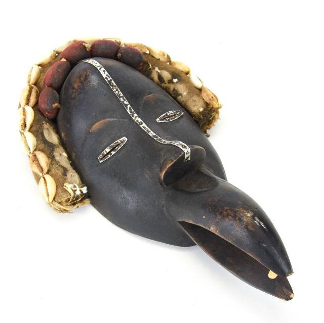 African Dan Tribe Carved Mask with Bird Beak (1 of 10)