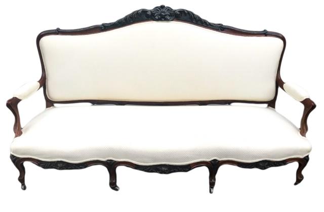 Antique C 1900 French Rococo Revival Sofa Settee (1 of 8)