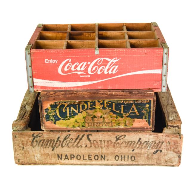 Collection 3 Antique Packing Crates (1 of 7)