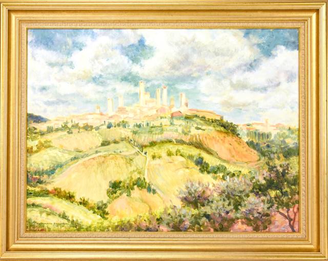 MH Hurlimann Armstrong Landscape Acrylic Painting (1 of 7)