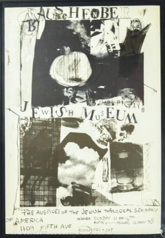 1963 Rauschenberg Jewish Museum Exhibition Poster (1 of 6)