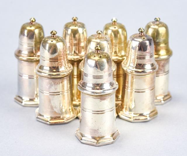 8 Christofle "Villars" Salt & Pepper Shakers (1 of 9)