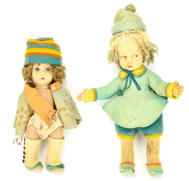 Vintage Articulated Felt Dolls Scavini / Lenci (1 of 8)