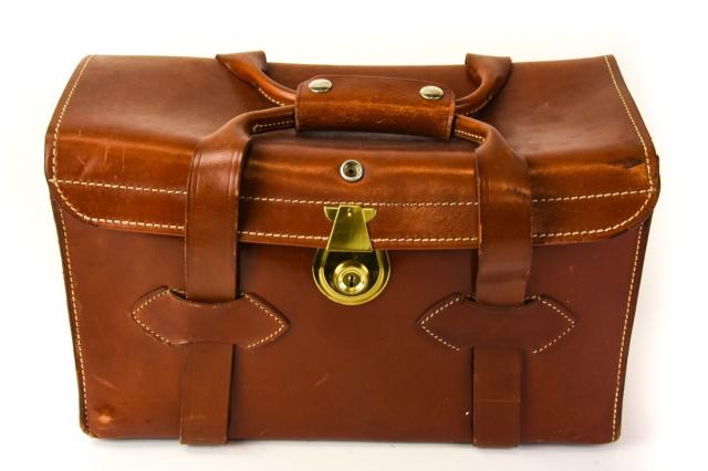 Vintage Perrin Leather Camera Case & Accessories (1 of 9)