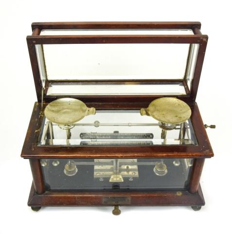 Antique Cased Henry Troemner Apothecary Scale (1 of 7)