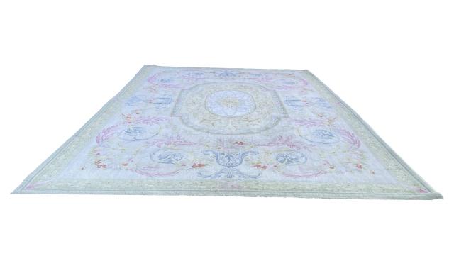 Custom Made 16 Ft Savonnerie Wool Carpet (1 of 4)