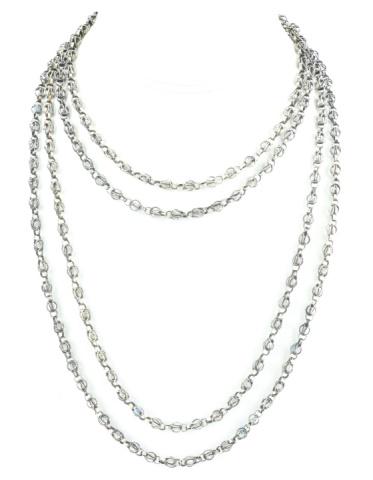 Impressive Antique Sterling Handmade Necklace (1 of 6)