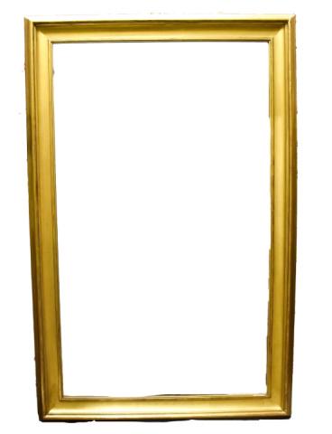 Large Lemon Gilt Beveled Glass Framed Wall Mirror (1 of 6)