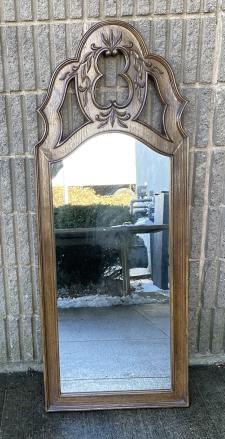French Provincial Style Carved Pier Mirror (1 of 4)