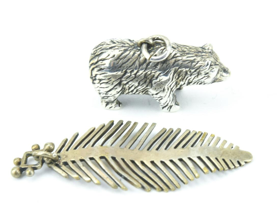 Two Sterling Native American Necklace Pendants (1 of 6)