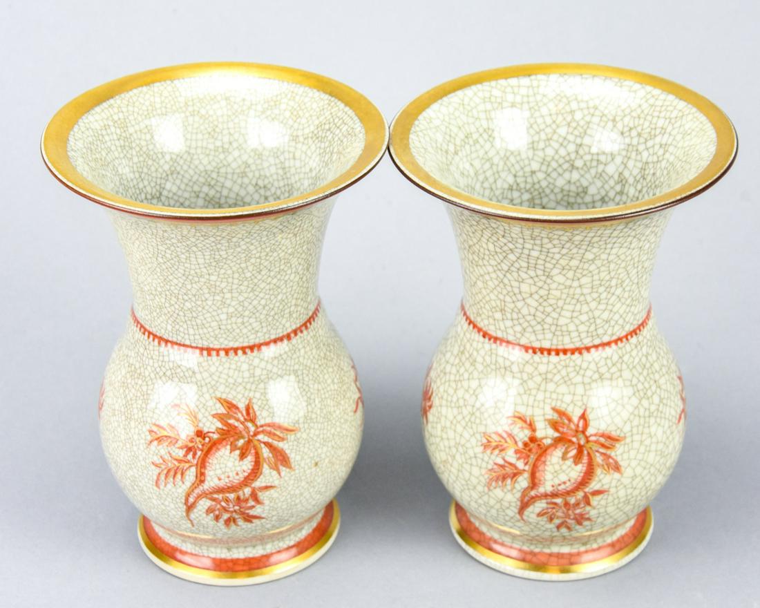 Pair Royal Copenhagen Denmark Porcelain Vases (1 of 8)